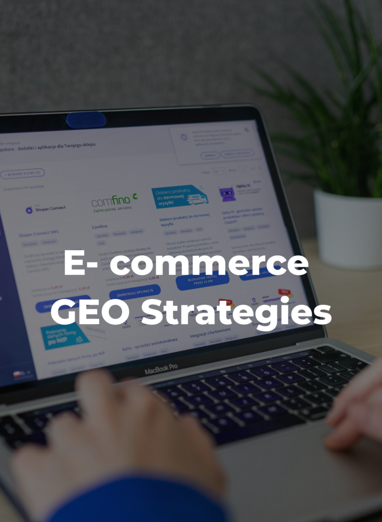 Ecommerce GEO Strategies