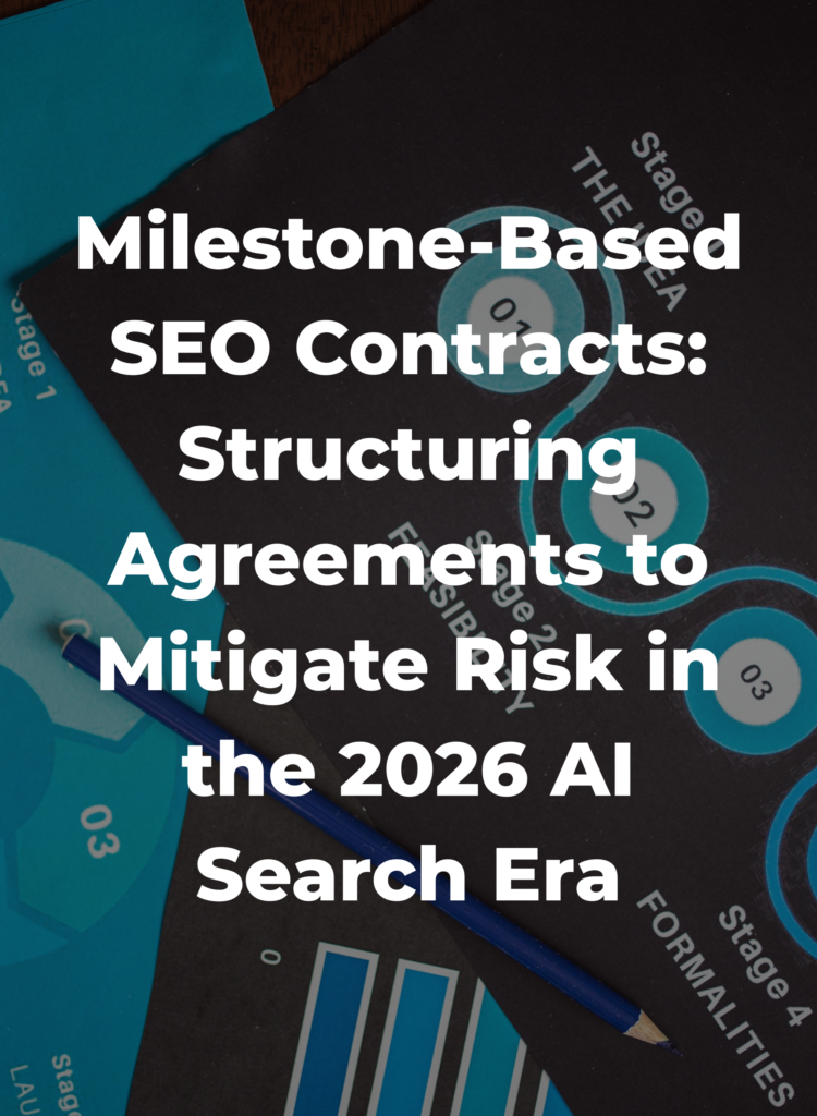 Milestone-Based SEO Contracts: Structuring Agreements to Mitigate Risk in the 2026 AI Search Era