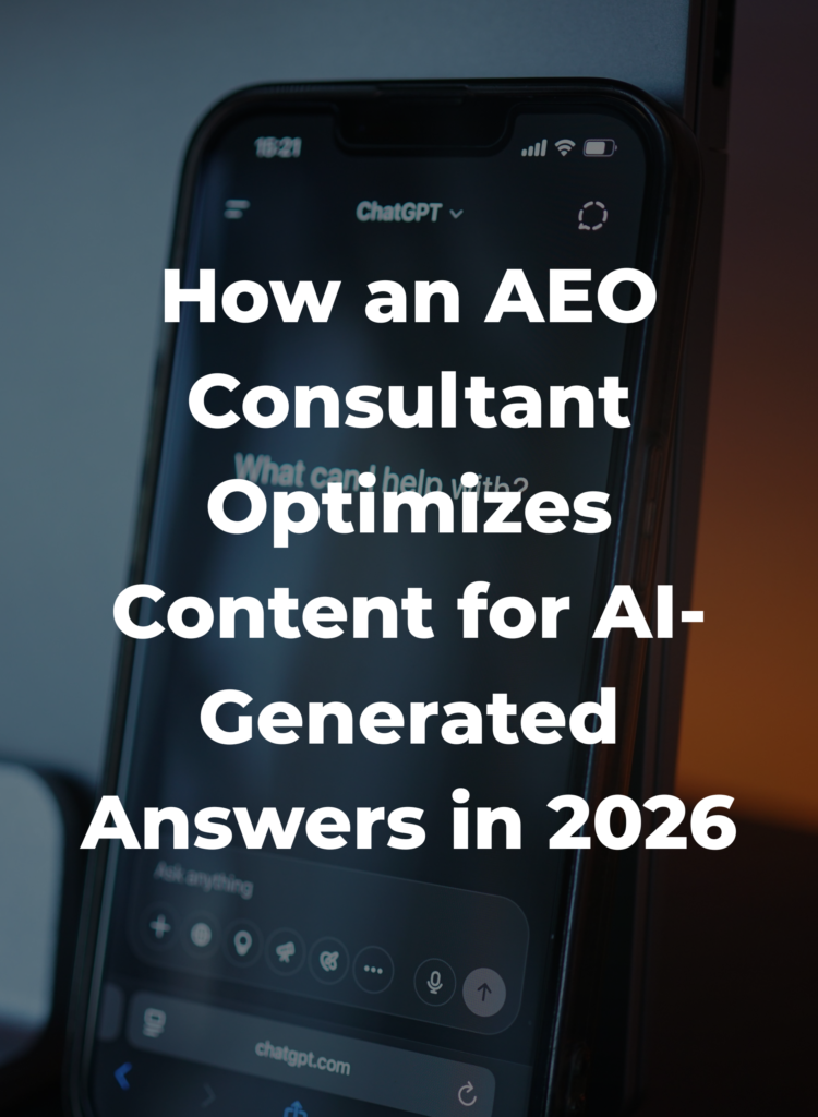 How an AEO Consultant Optimizes Content for AI-Generated Answers in 2026