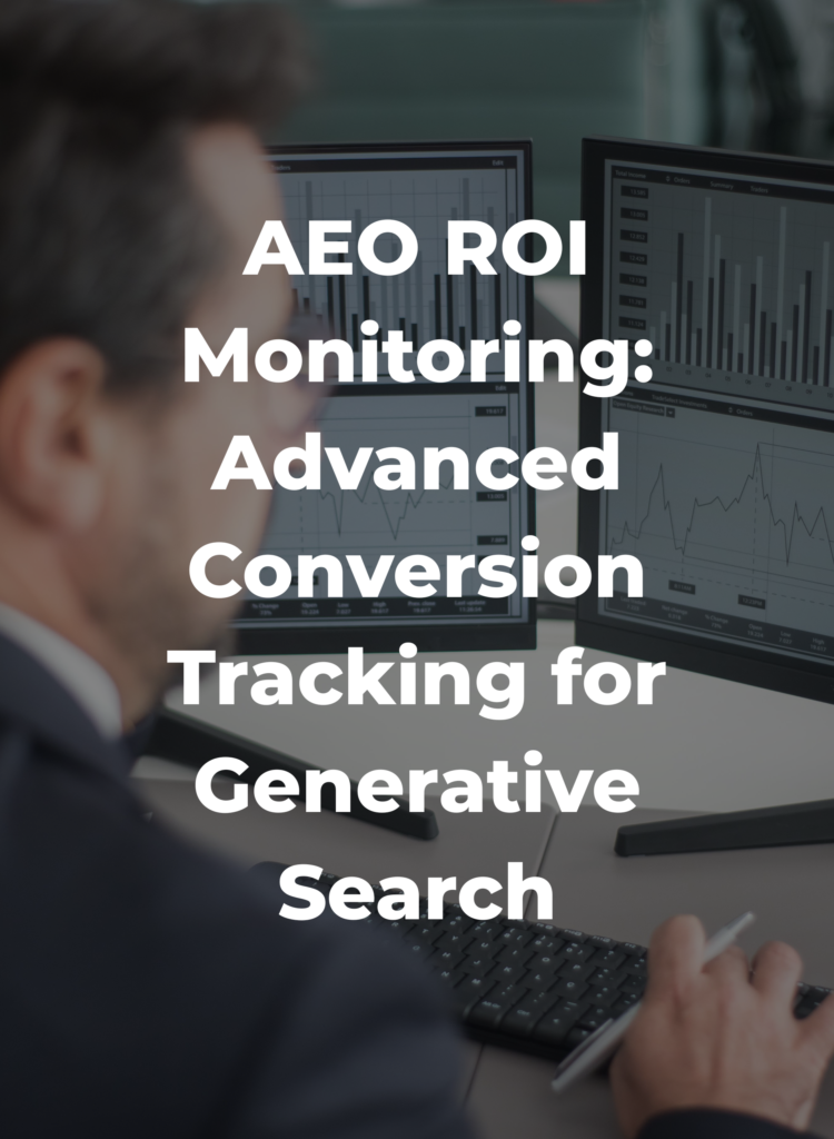 AEO ROI Monitoring- Advanced Conversion Tracking for Generative Search