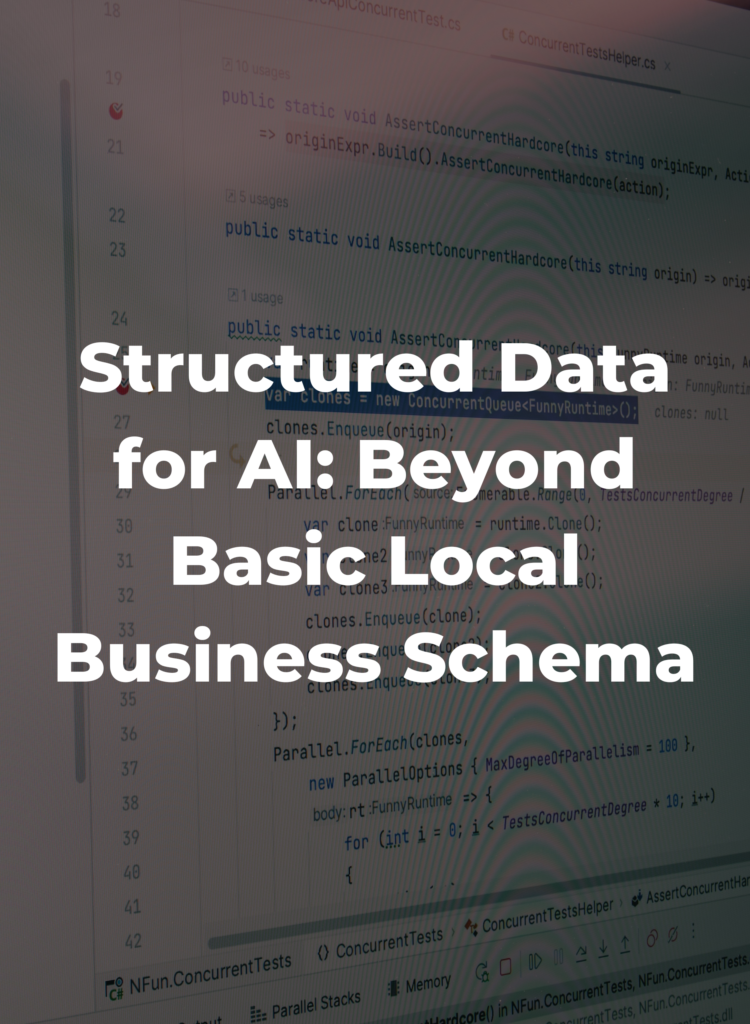 Structured Data for AI- Beyond Basic Local Business Schema